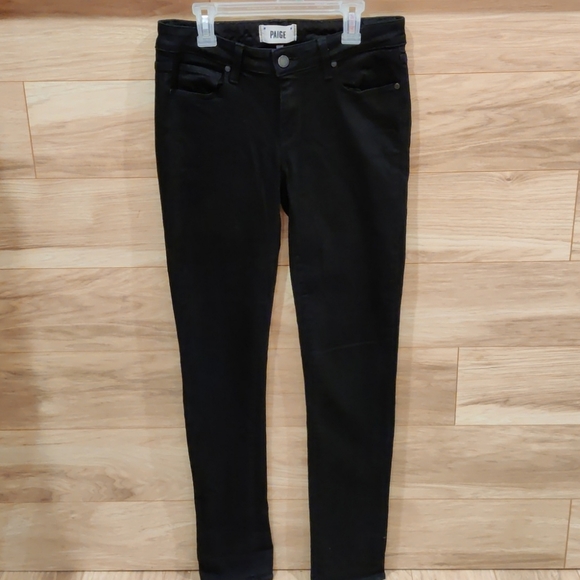PAIGE Denim - PAIGE Skyline Skinny Black Shadow jeans 27